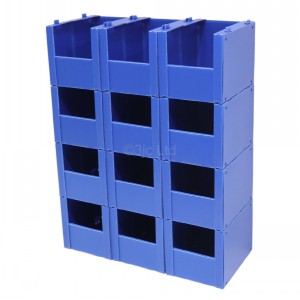 Correx Type Stacking Pick Boxes 400 x 300 x 300mm